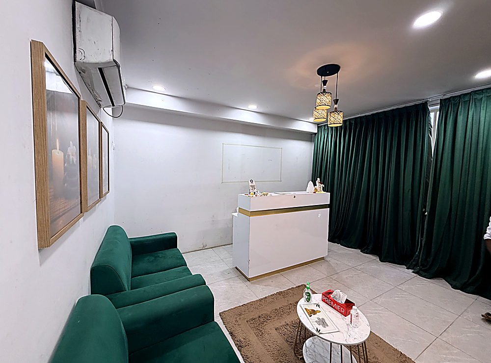 Reception desk at Vaayu Wellness Spa