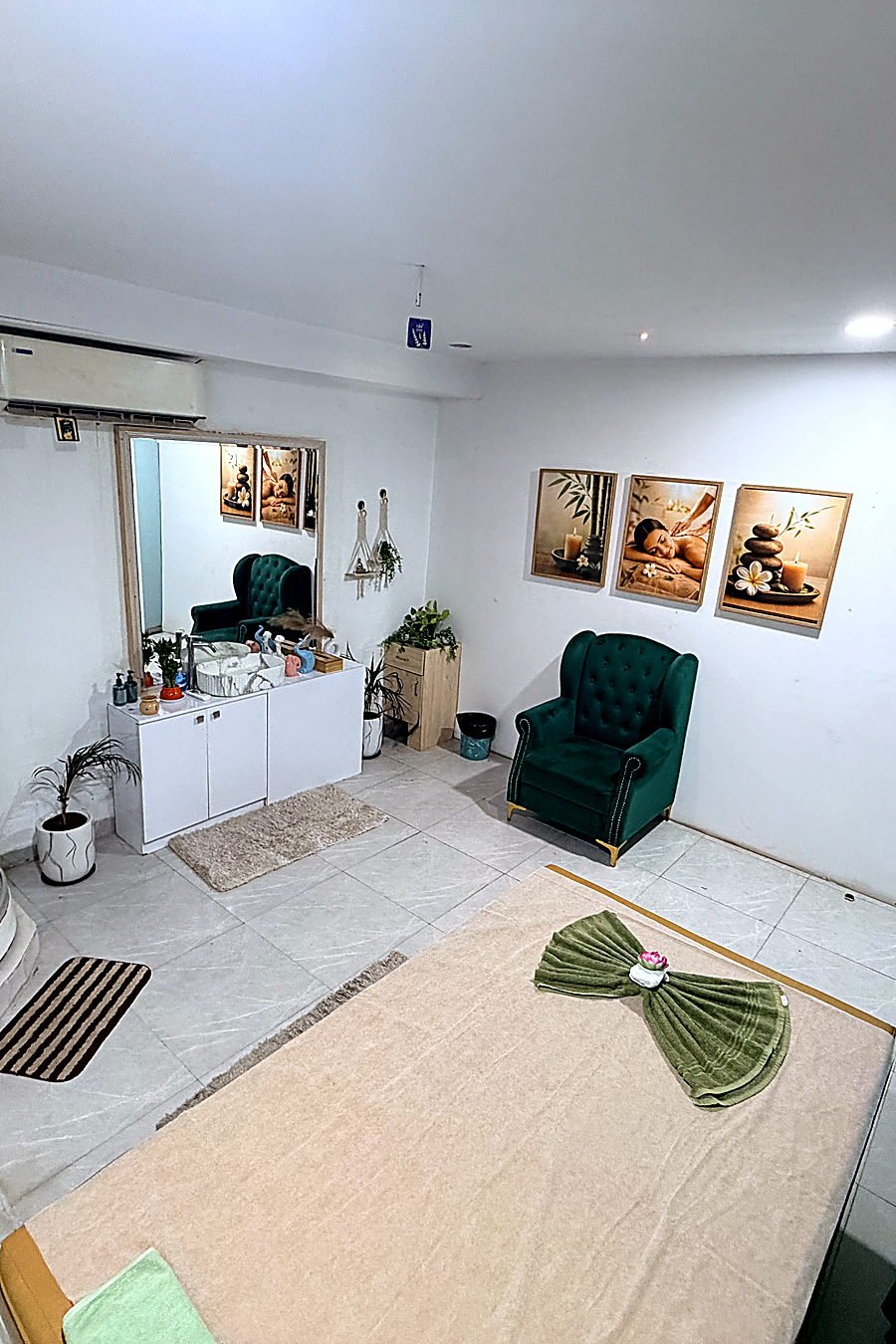 Private massage suite at Vaayu Wellness Spa