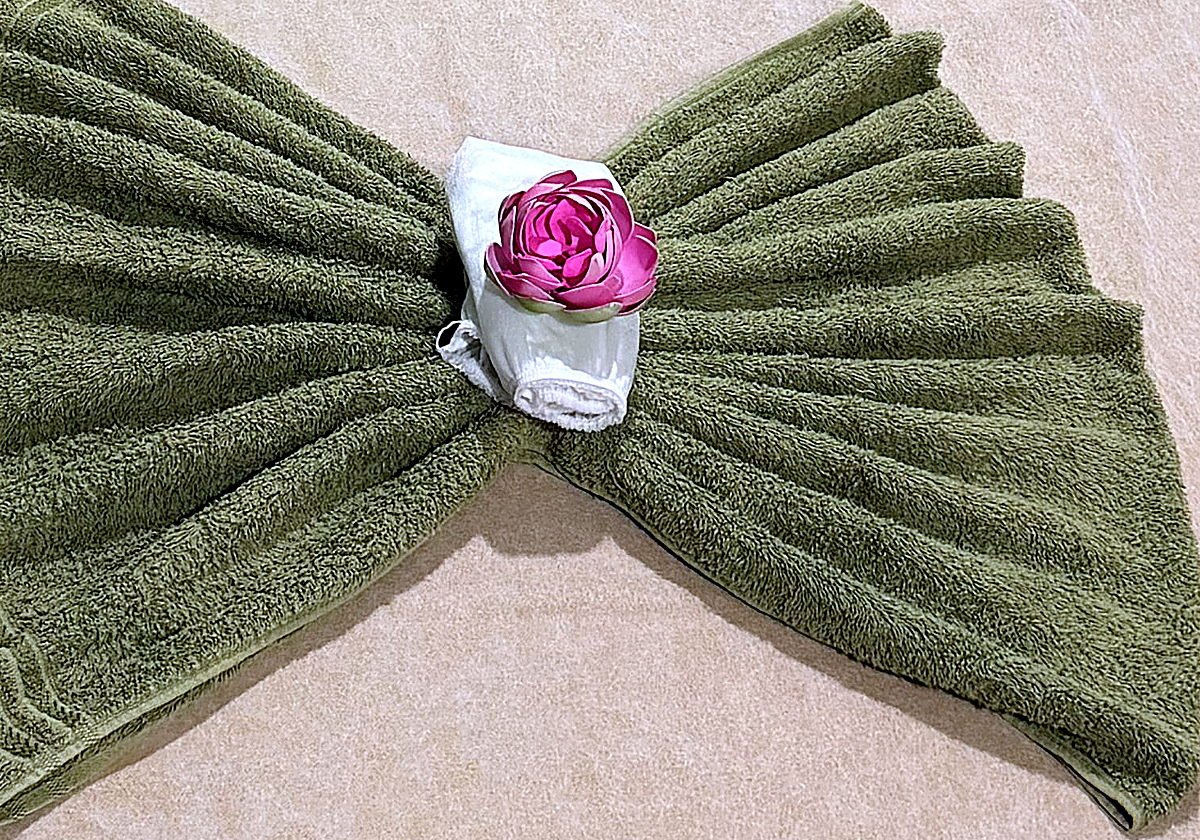 Fresh linens on a therapy bed at Vaayu Wellness Spa